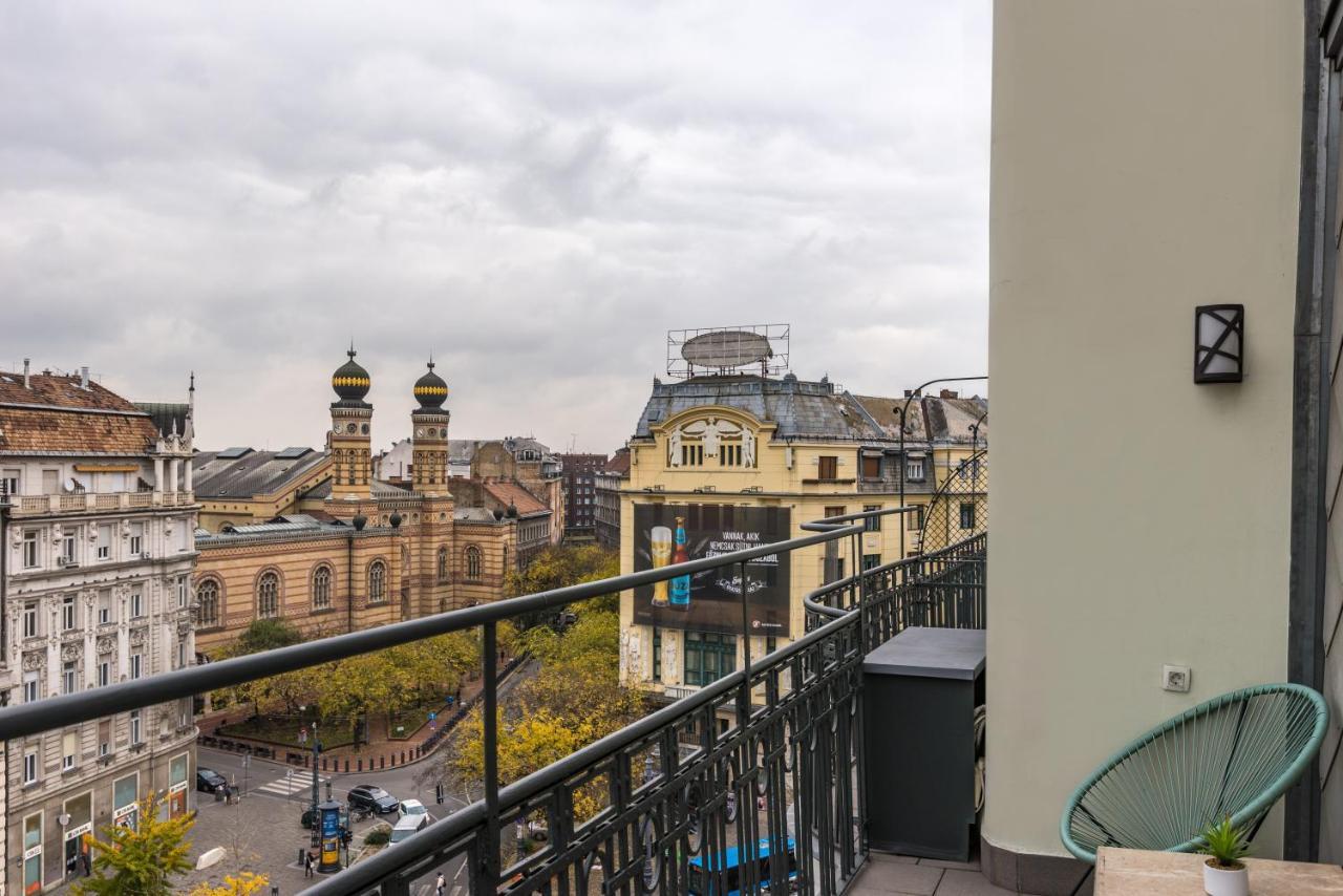 Panoramic Smart Penthouse Central View Of Grand Synagogue Apartment Будапеща Екстериор снимка