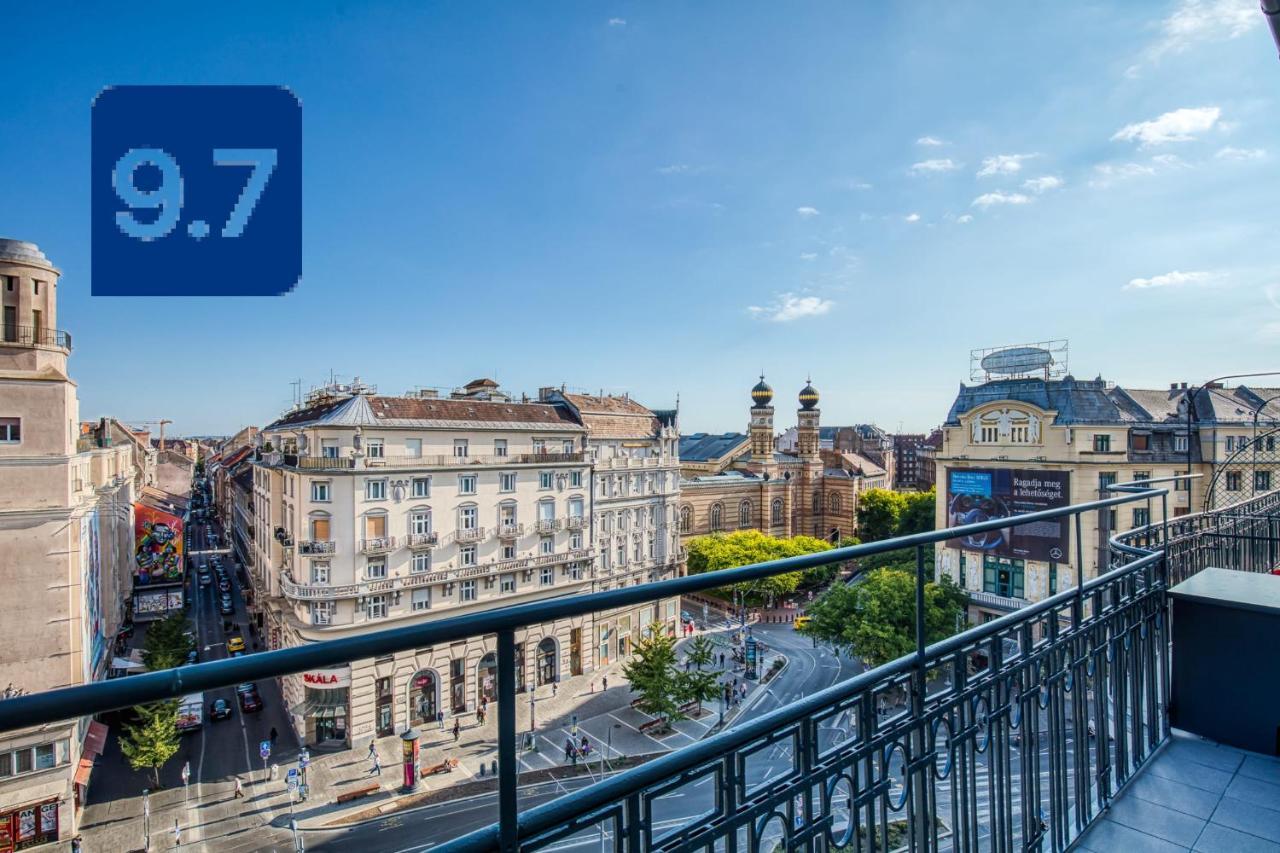 Panoramic Smart Penthouse Central View Of Grand Synagogue Apartment Будапеща Екстериор снимка